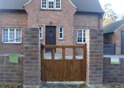 Garden gate, Bradford Brickwork